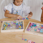 Set de cuentas Melissa & Doug, amigos de la mariposa, talla única , Multicolor