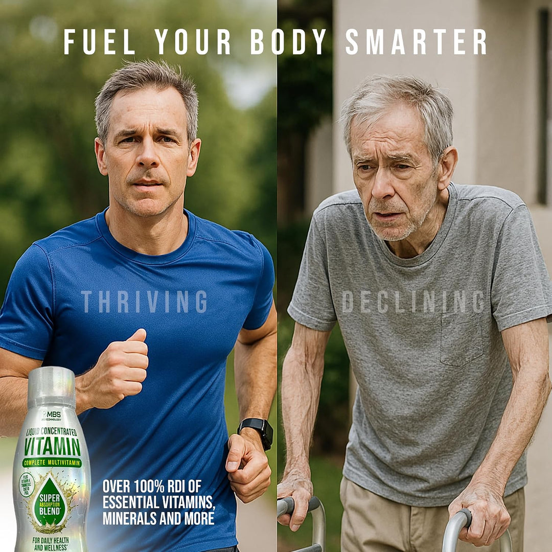 MBS Biotechnology Multivitamínico líquido para adultos \u2013 Vitam...