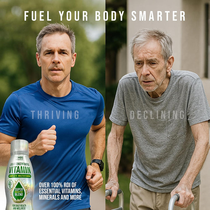 MBS Biotechnology Multivitamínico líquido para adultos \u2013 Vitam...