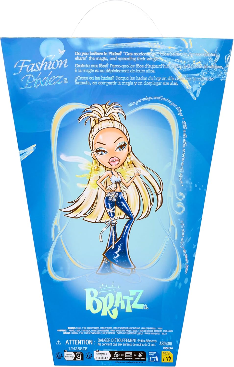 Bratz Fashion Pixiez Cloe - Muñeca de fantasía coleccionable con mo...