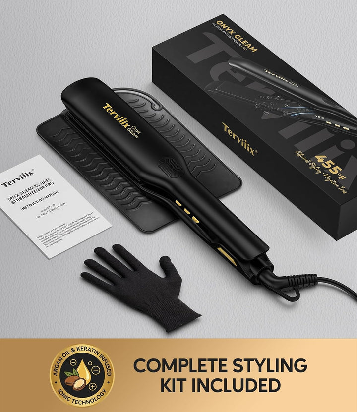 Terviiix Plancha alisadora de pelo, cubre más cabello en una pasada...