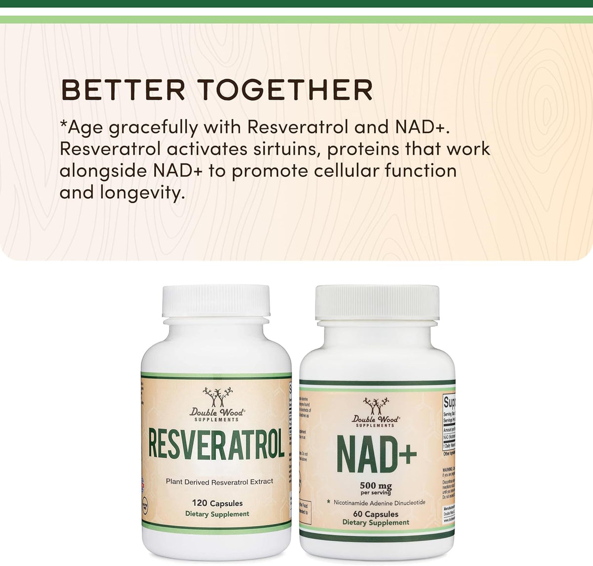 NAD+ Antienvejecimiento y Regeneración Celular | 500mg de NAD Plus