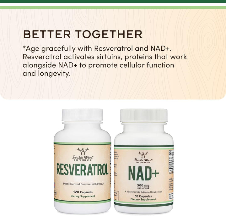 NAD+ Antienvejecimiento y Regeneración Celular | 500mg de NAD Plus...