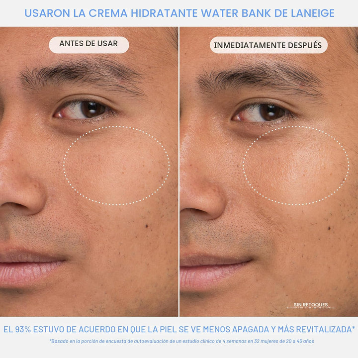 LANEIGE Crema Hidratante Water Bank Azul con Ácido Hialurónico: Cre...