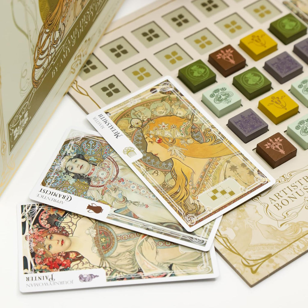 Artistry Board Game | Juego de Estrategia para la Familia | Para mayores de 8 años | para 1-4 jugadores | Tiempo promedio de juego 30-40 minutos | Perfecto para la noche de juegos en familia