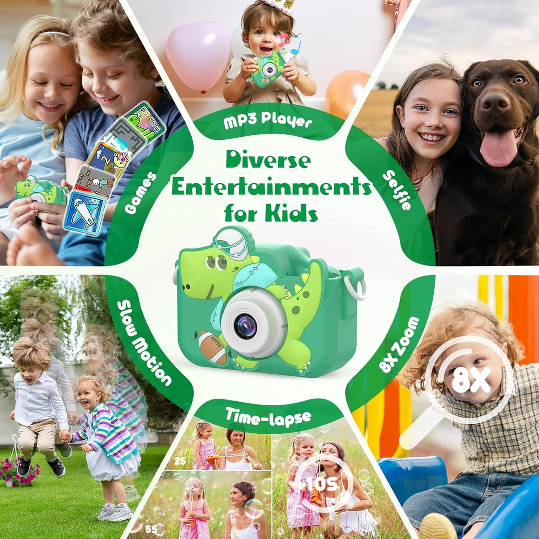 Juguetes de cámara para niños, cámara digital para niños de 3 a 8 a...