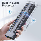 ACASIS, HS082, hub USB 3.2 de 16 puertos, alimentado