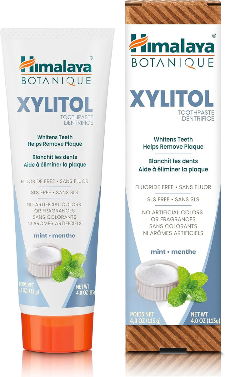 Himalaya Botanique Whitening Pasta dental antiplaca con xilitol, si...