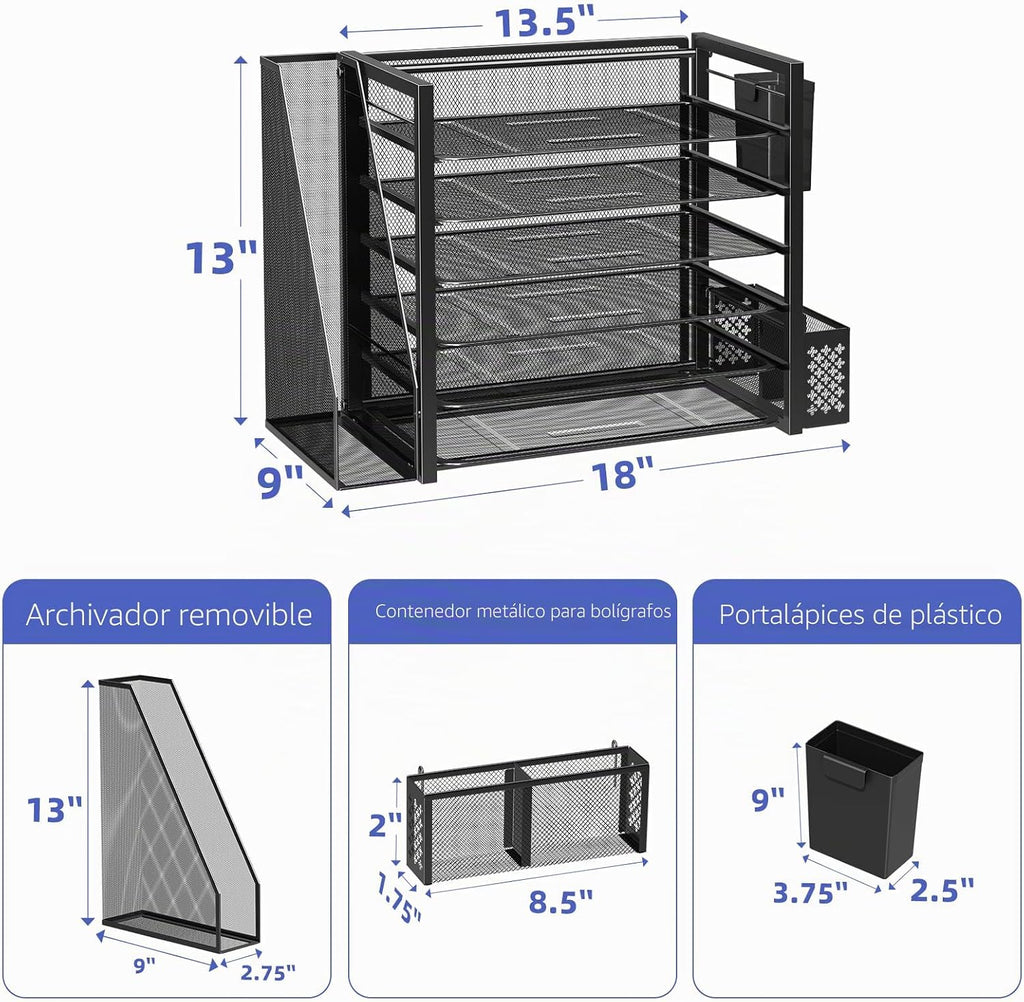Simple Trending Organizador de archivos de escritorio, organizador de papel