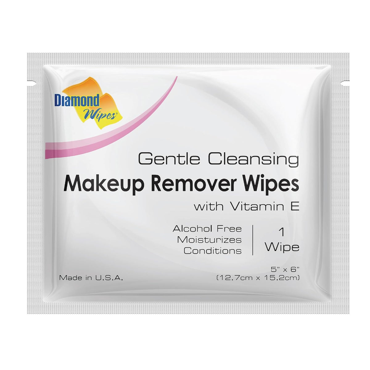 Diamond Wipes Toallitas limpiadoras faciales e impermeables, caja d...