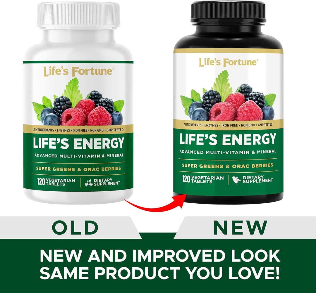 Life's Energy Advanced - Multivitamínico diario avanzado para h...