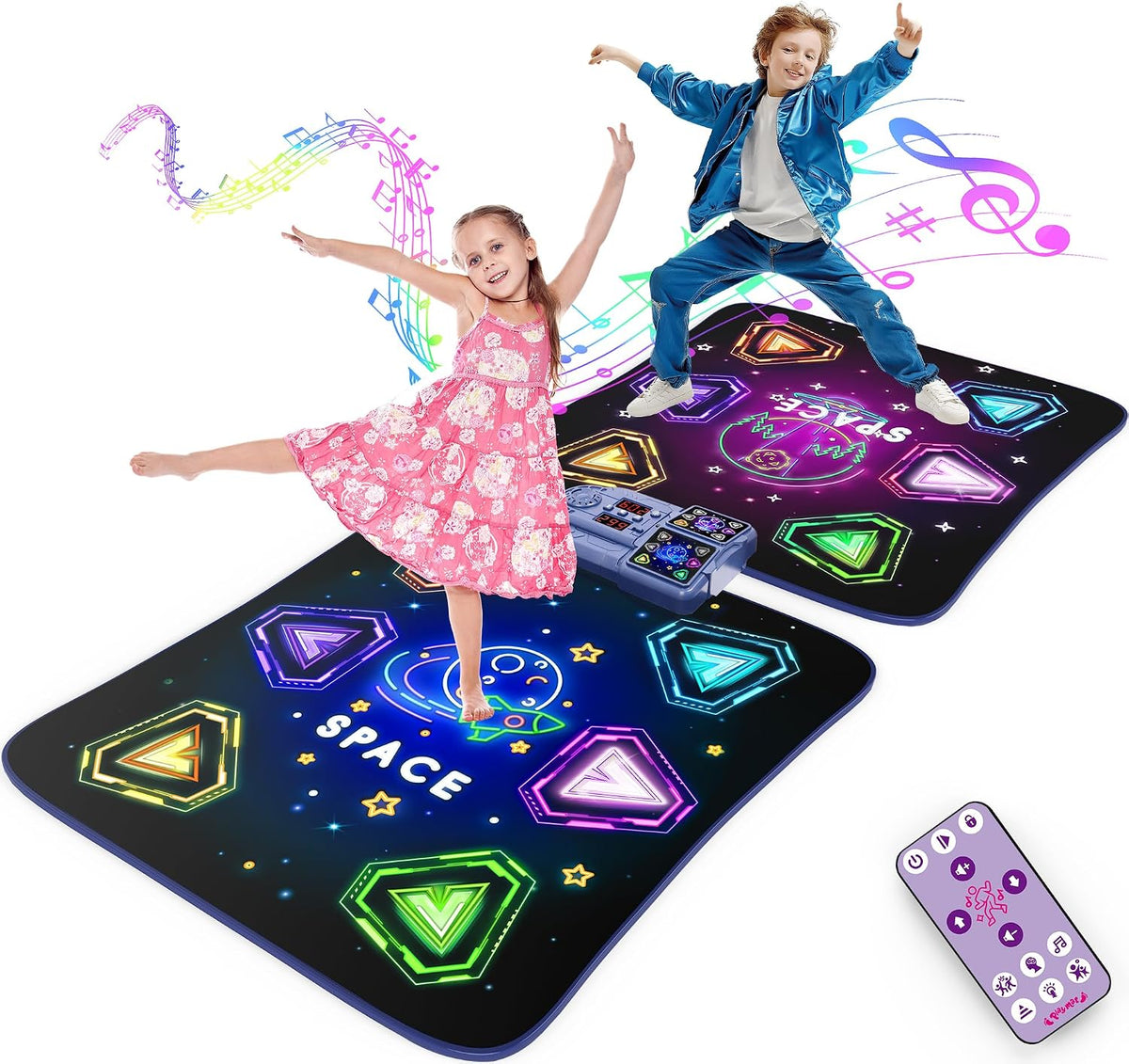 Alfombrilla de baile para niños, juguetes para niños de 3 a 12 años