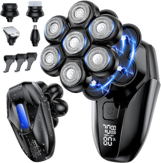 Vylto Afeitadoras de cabeza para hombres calvos, kit de aseo eléctr...