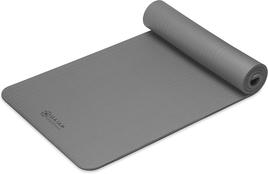 Gaiam Tapete de yoga grueso, esterilla de ejercicio y fitness con correa de