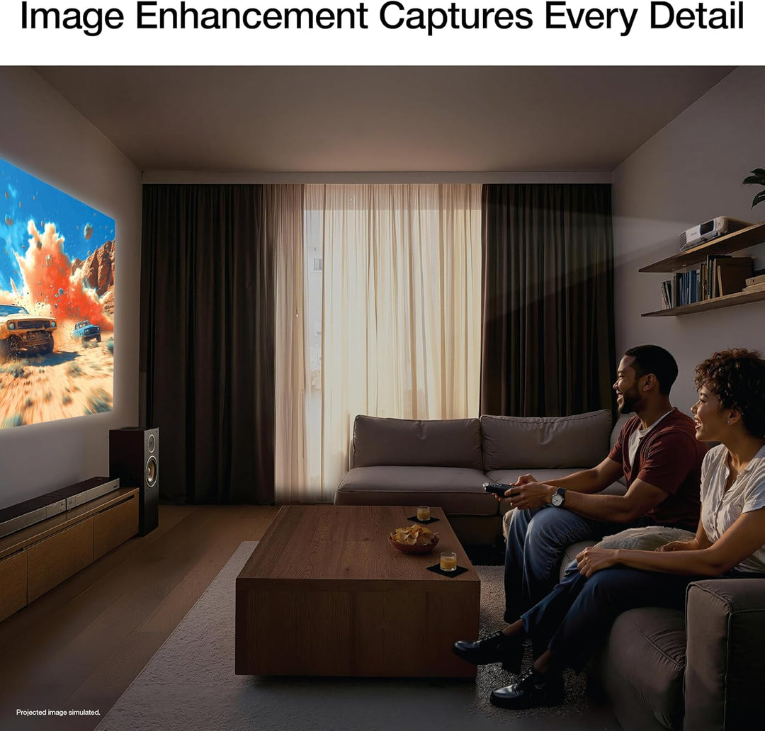 Epson Home Cinema 1100 Proyector inalámbrico de 3 chips 3LCD de 108...