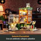 Lumibricks Record Store - Juego de construcción modular de iluminación para
