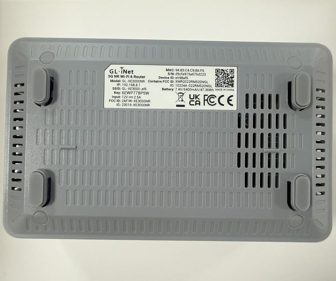 GL.iNet GL-XE3000 (Puli AX) Router 5G con ranura para tarjeta SIM d...