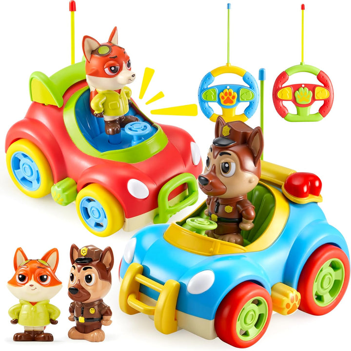 Auto a control remoto para niños pequeños paquete de 2
