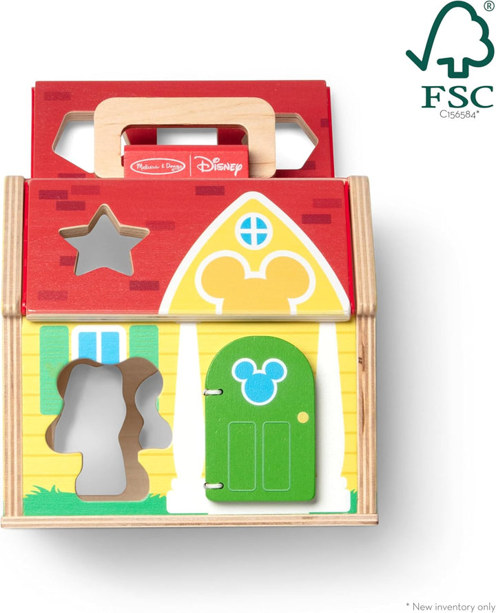 Melissa &amp; Doug Disney Mickey &amp; Friends - Juguete de madera...