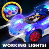 NKOK Team Sonic Racing R\/C Ready to Run Sonic Glow Racer con Turbo...