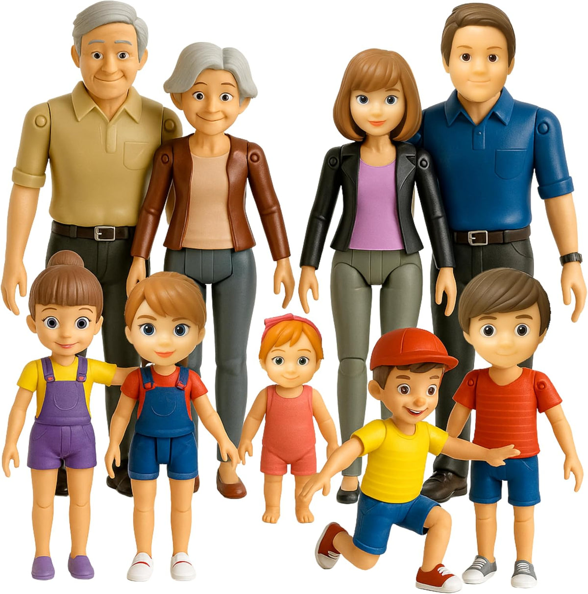 Personas de Casa de Muñecas, Juego de Familia de Casa de Muñecas