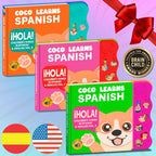 Coco Learns Spanish Vol. 3, Libros en español para niños de 1 a 3 años