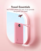 VRURC Cargador de teléfono portátil, cargador portátil de viaje con...