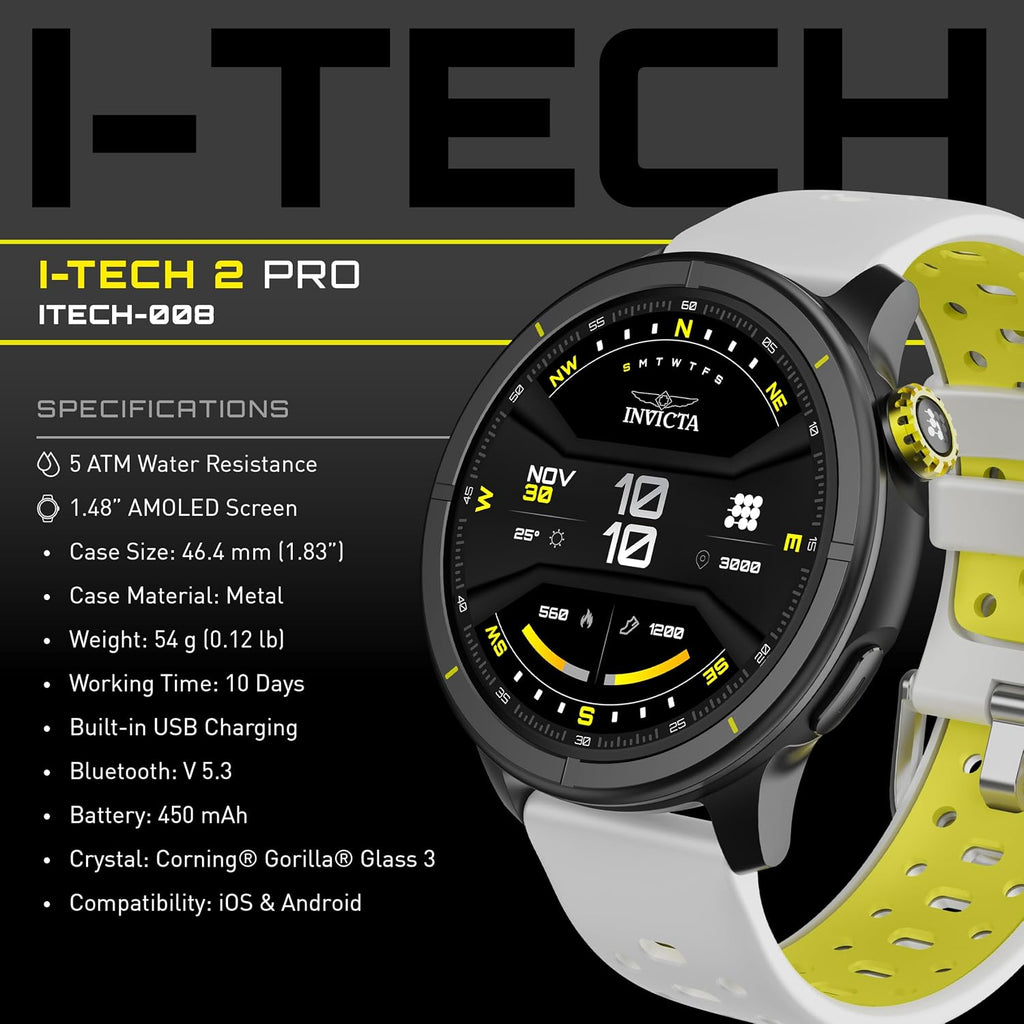 Invicta I-Tech Digital Smartwatch 2