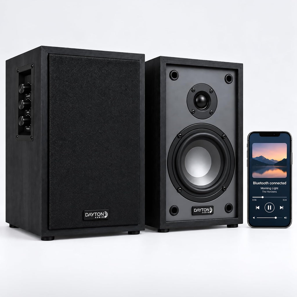 Dayton Audio Classic B40A - Par de altavoces con Bluetooth con Bluetooth