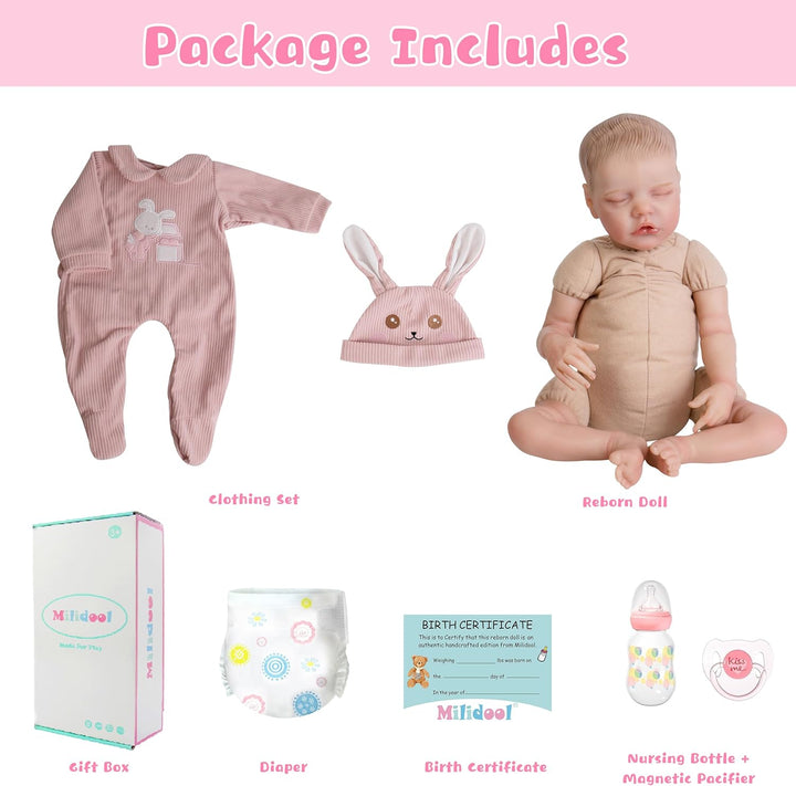 Milidool Muñecas de Bebé Renacidas Realistas - Muñecas de Bebé Reci...