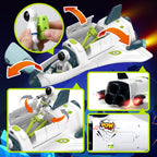 TOY Life Juguetes de cohete espacial para niños, juguete de lanzadera con figura de astronauta y rover para niños de 5 a 12 años, nave espacial, planeta STEM para niños y niñas