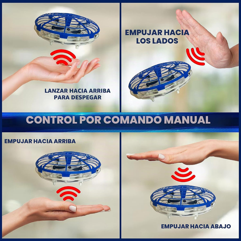 HoverTech Aero-Drone 360 para niños, acrobacias increíbles, sensores avanzados, control de mando manual, varias altitudes, a partir de 6 años
