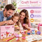 BANBBUR Arcilla seca al aire para niños, 12 proyectos de postre