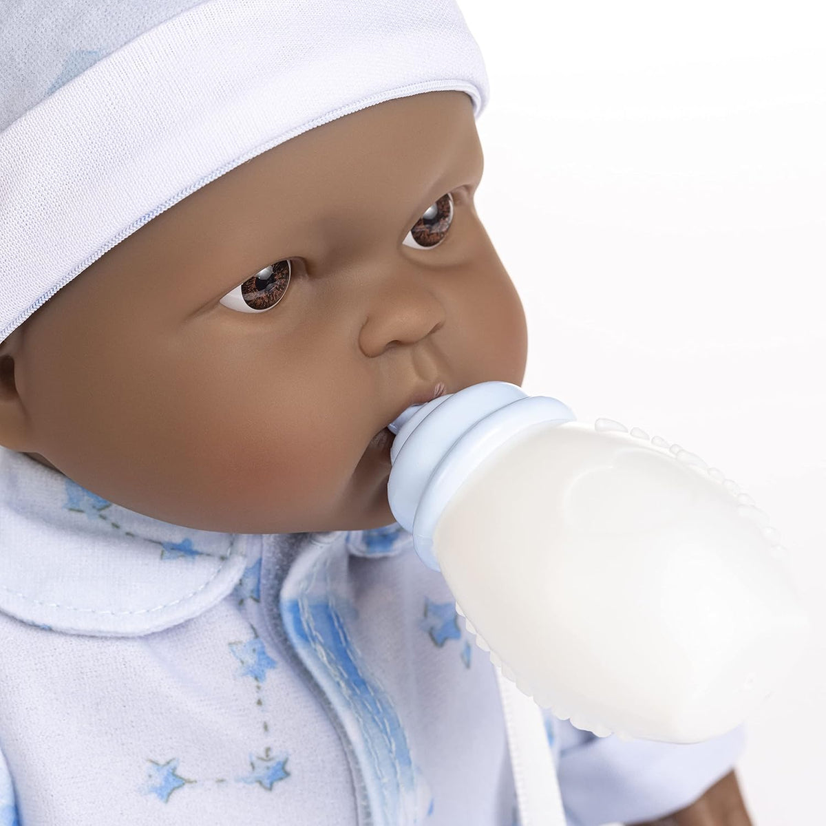 JC Toys Twins Berenguer Boutique - Muñecas de bebé de cuerpo suave realista, Gemelos afroamericanos