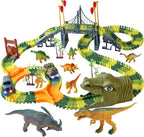 Dinosaur World Race Track Toys - Juego de pista flexible