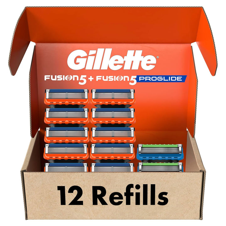 Gillette Fusion5 - Recambios de cuchilla de afeitar para hombre, 10...