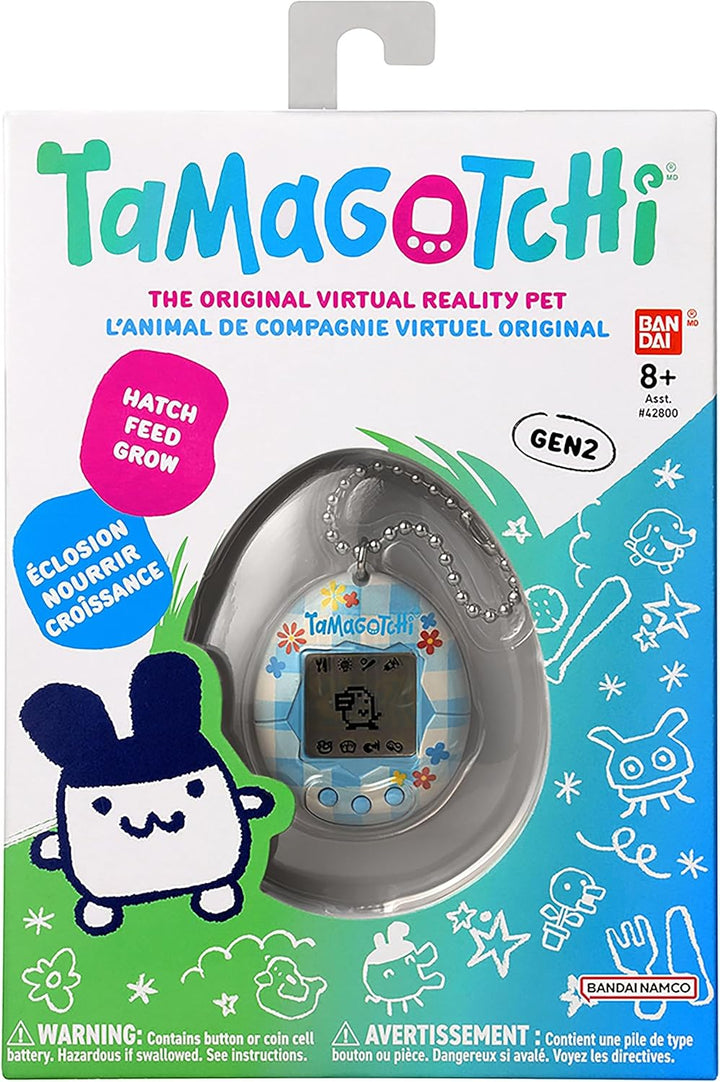 Tamagotchi original - Flor Gingham (logotipo actualizado)