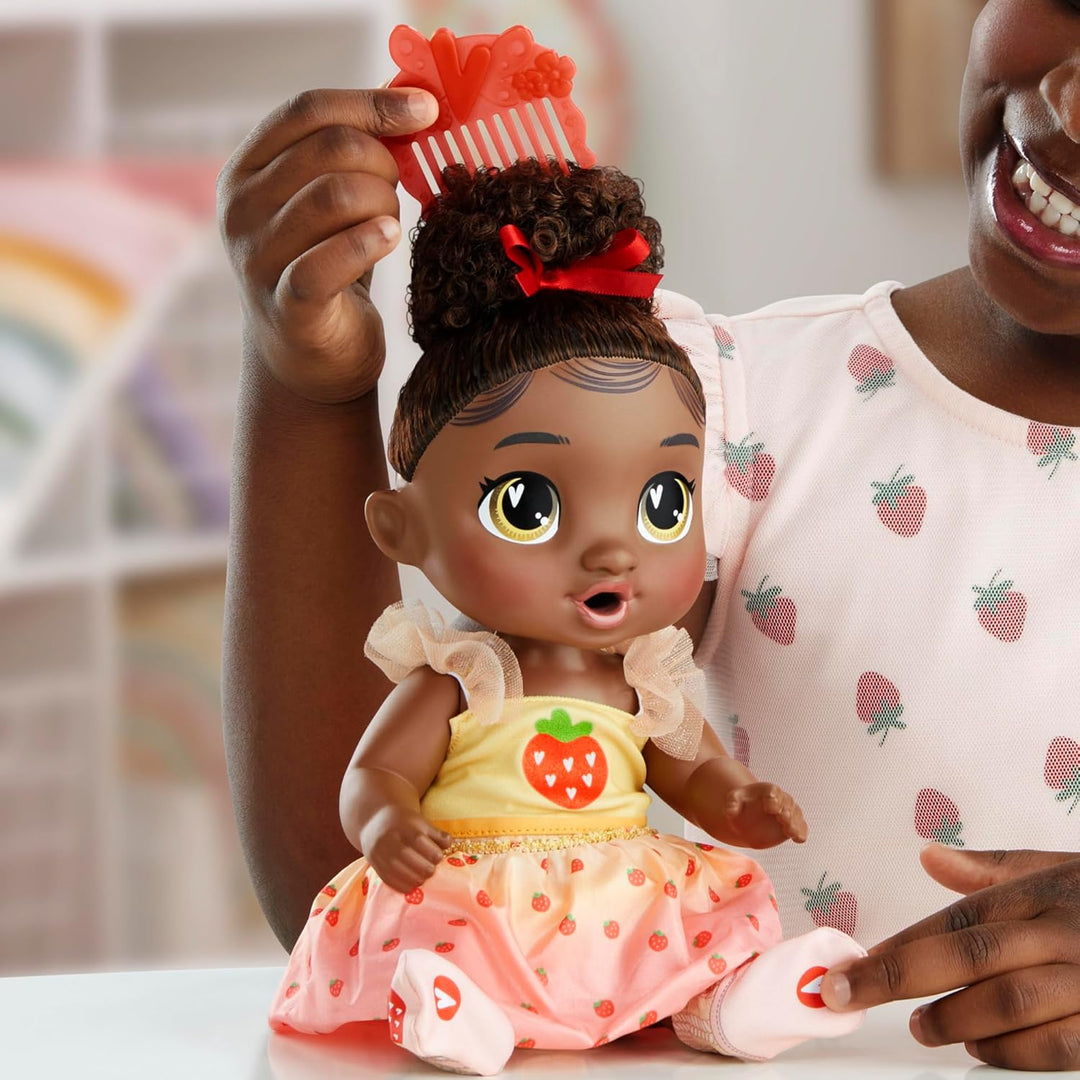 Muñeca Baby Alive Fairy Fashions Berry Boo con ropa y accesorios, p...