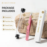 Beauty Power Pinzas Inclinadas Profesionales de Ultra-Precisión par...