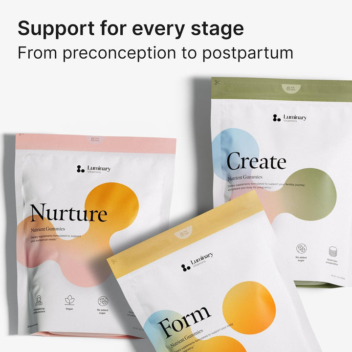 Luminary Vitamins Create for Women | Gomitas de fertilidad formulad...
