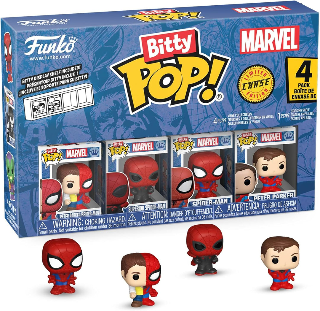 Funko Pop Bitty Bitty Pop 4PK Peter Parker/Spider-Man