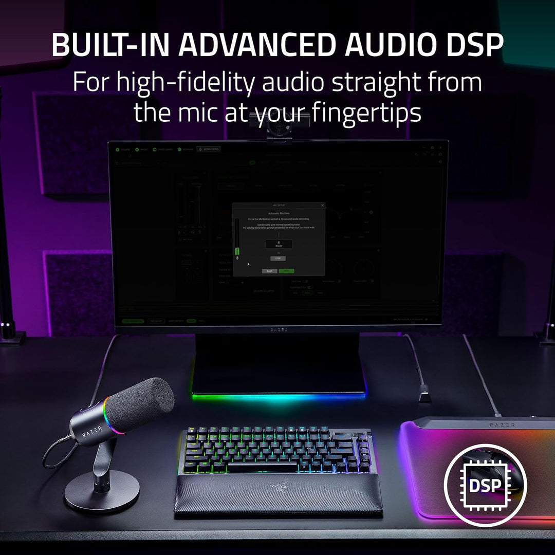 Micrófono Razer Seiren V3 Pro \u2014 Micrófono dinámico de transmis...