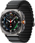 Samsung Galaxy Watch Ultra (2024) Edición Bespoke de 47 mm LTE AI Smartwatch, consejos de bienestar, frecuencia cardíaca, monitor de sueño, rastreador de fitness, plata de titanio [Versión EE. UU., 1