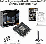 ASUS TUF Gaming B850I WiFi NEO AM5 Mini ITX Placa base, DDR5, ajust...