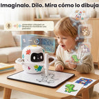 Mewaii Robot de dibujo para niños, robot AI con activación por voz
