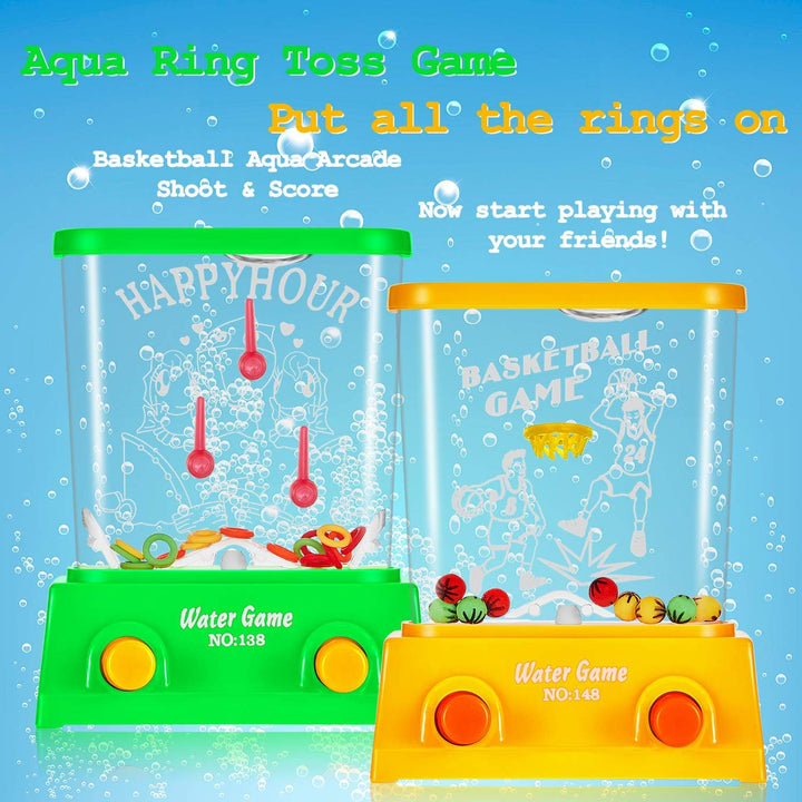 Zhanmai Juego de 16 anillos de agua de mano, juego de anillos de ag...