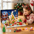 INSOON Calendario de Adviento 2026 Casa de pan de jengibre Mini juego de