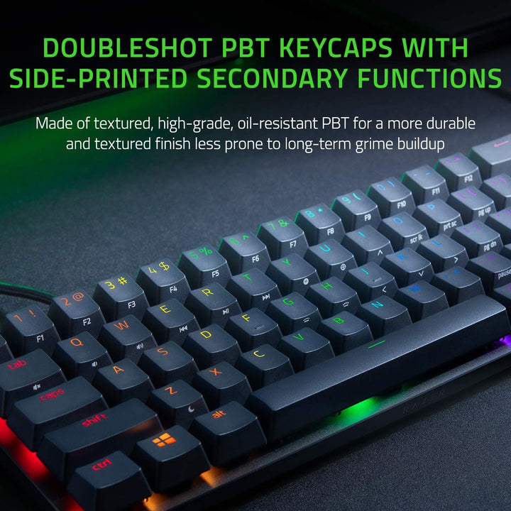 Razer Huntsman Mini Teclado 60% para juegos: interruptores ópticos...