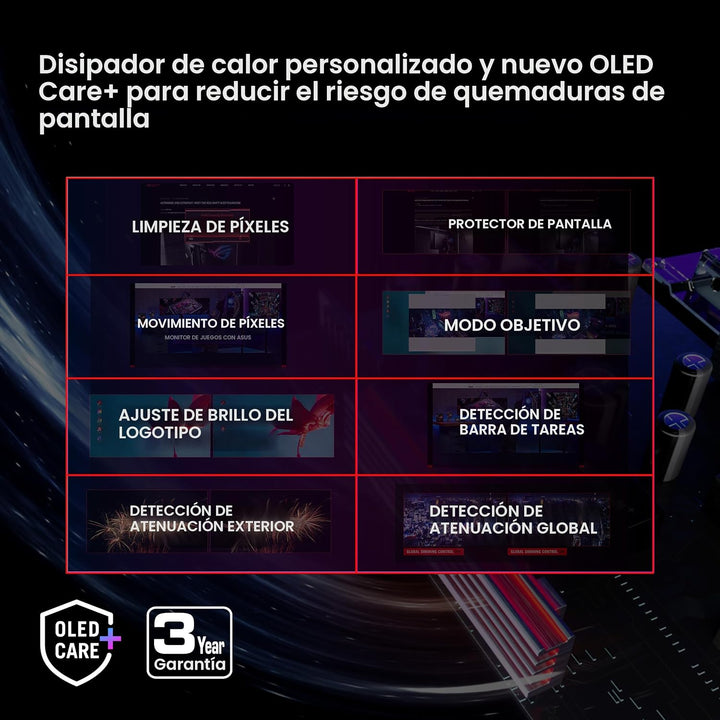 ASUS ROG PG27AQDP Monitor para juegos OLED de 27 pulgadas 1440p 480...