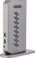 StarTech Hybrid USB-A y USB-C Dual 4K Dock, DP, HDMI, 6 puertos USB 5Gbps